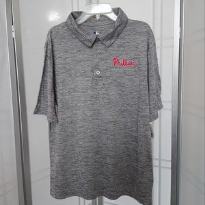 💟NEW! Phillies Shirt gray with 'Phillies" in red lettering *MEDIUM